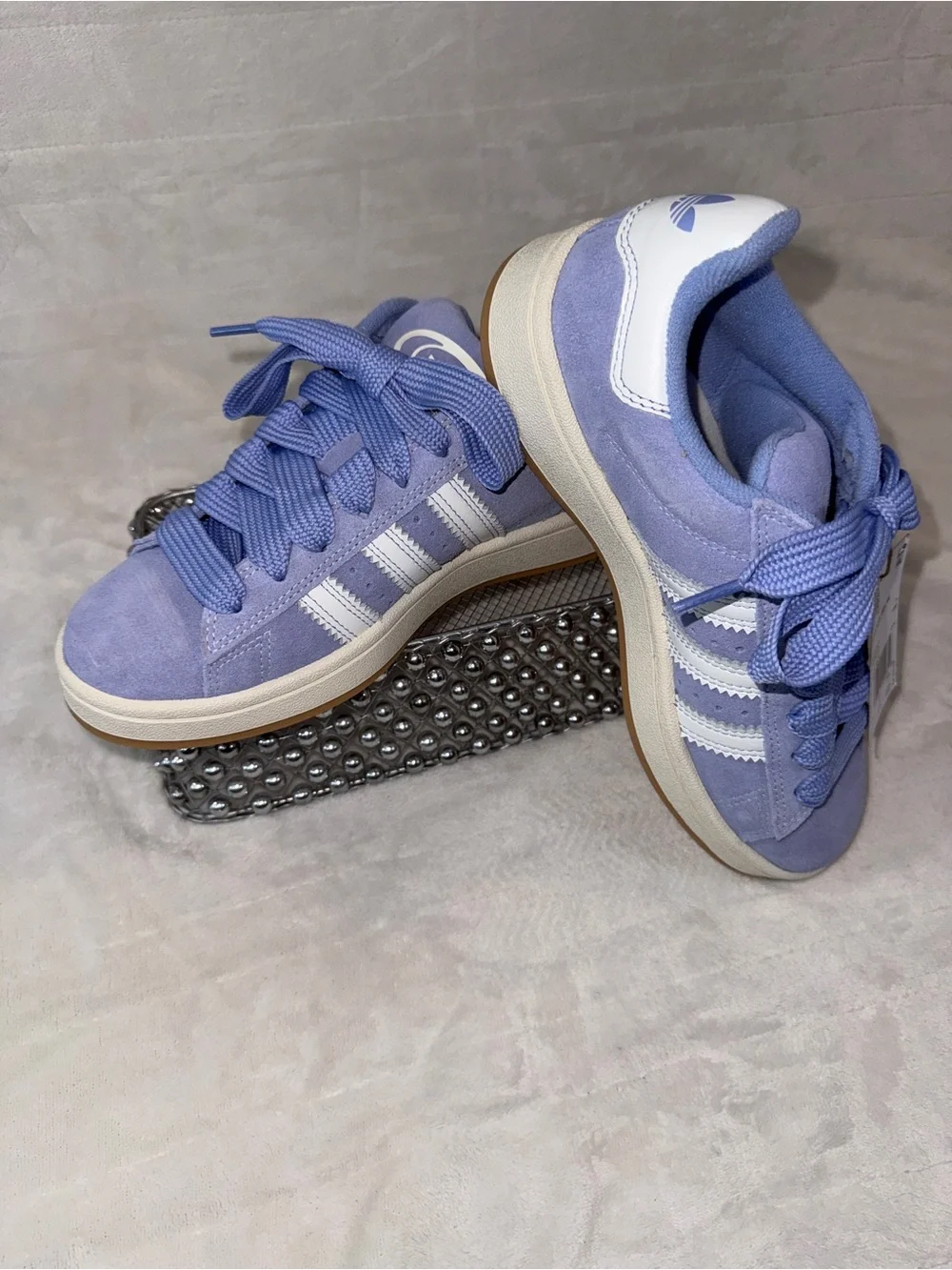 Adidas Campus 00s Lavender Spark Youth 5Y Women 6.5 JQ5753 💜👟